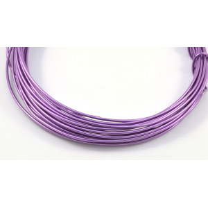 Aluminum wire 12 gauge purple